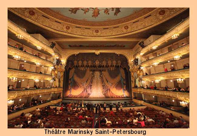 Le Théâtre Marinsky à Saint-Petersbourg